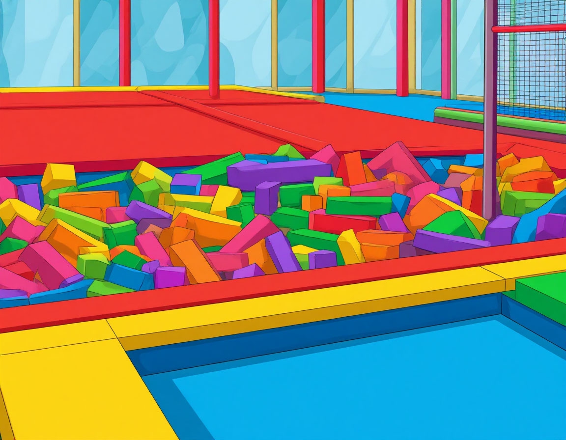 Батутный клуб Мастер Скок - внутренний вид